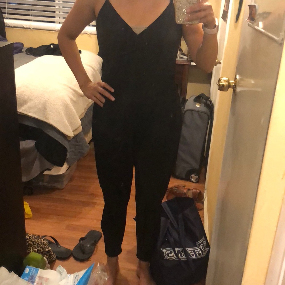 Black pant onesie